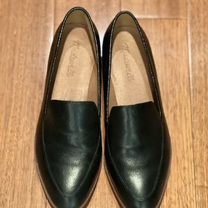 Madewell Black Leather Loafers